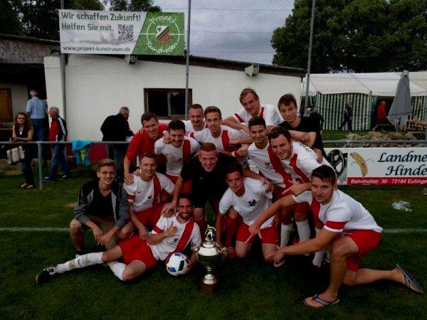 Die 1. Mannschaft gewinnt das Ortsteilpokalturnier der Gemeinde Eutingen